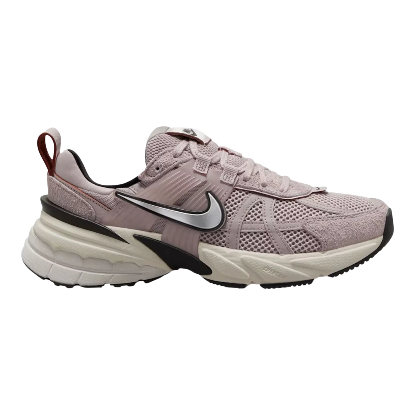 Nike V2K Run Women's Sneakers — Platinum Violet & Chrome Low-Top