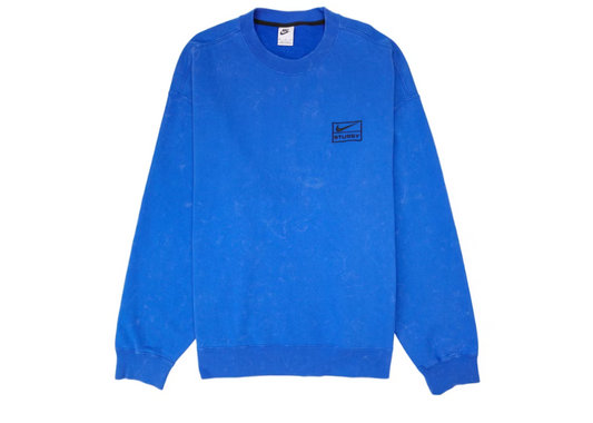Nike Men's X Stussy Acid Wash Crew Fleece