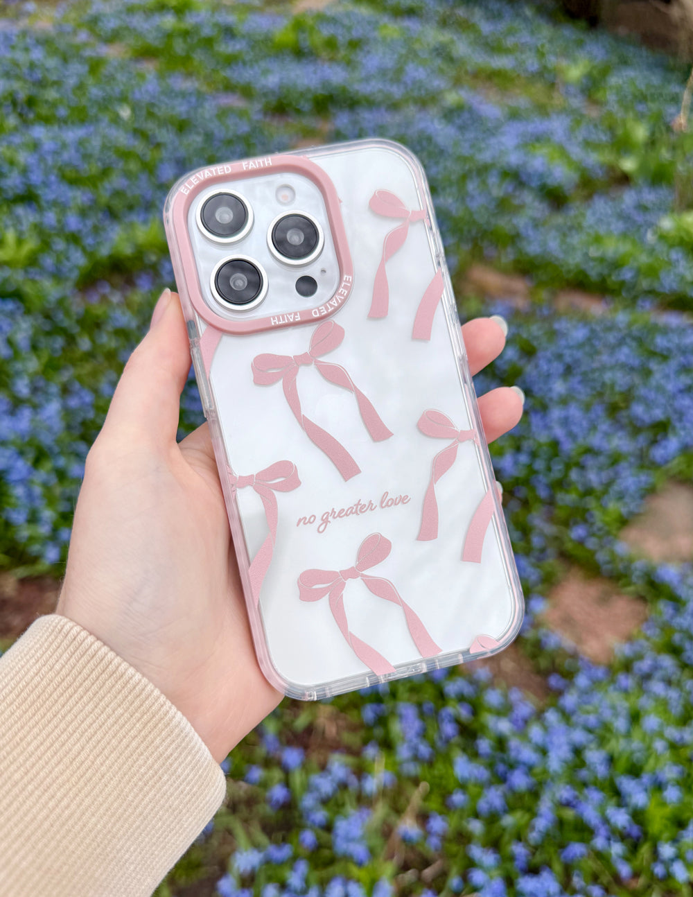 Elevated Faith No Greater Love Phone Case