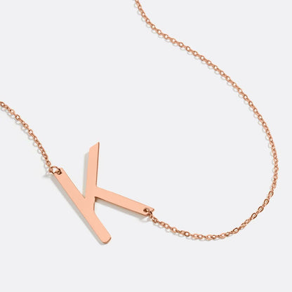 Mint & Lily Statement Initial Necklace