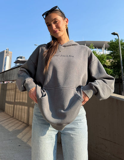 Elevated Faith Not Sorry Jesus Is King Unisex Hoodie