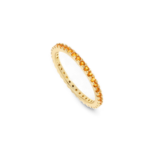 Mint & Lily November Birthstone Eternity Stacking Ring