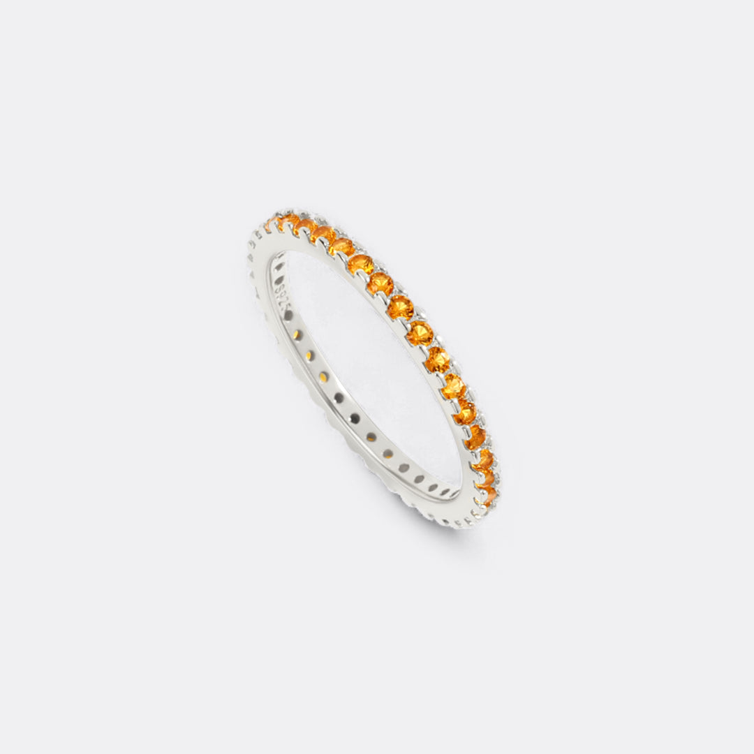 Mint & Lily November Birthstone Eternity Stacking Ring