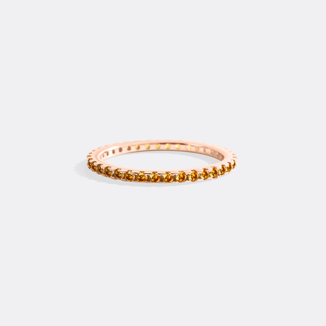 Mint & Lily November Birthstone Eternity Stacking Ring