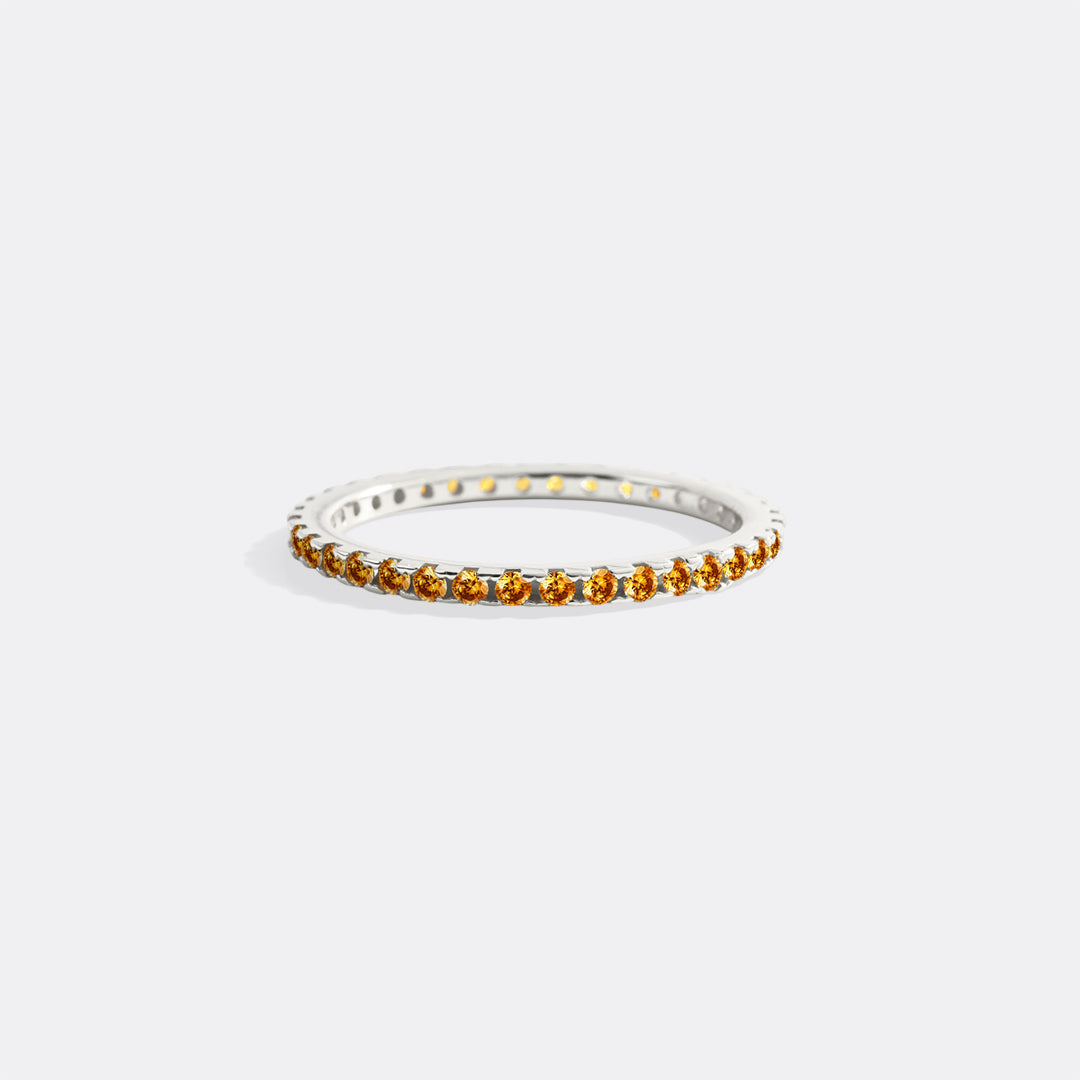 Mint & Lily November Birthstone Eternity Stacking Ring