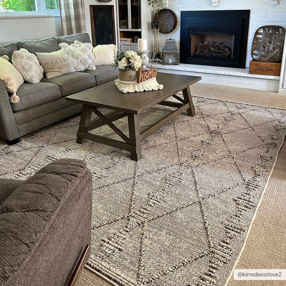 Nyla Bone Indoor & Outdoor Rug - 2x3 - Clearance