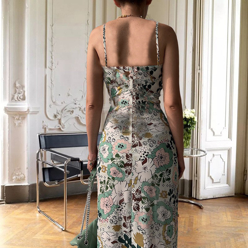 silk sling dress SOLD OUT. This Sling-Shoulder Maxi dress is the definition of elegance. The mono-strap dress has an asymmetrical design with a loose strap that gracefully drapes over your shoulder and doubles up as