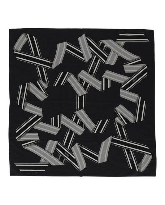 Brioni Patterned Silk Blend Scarf