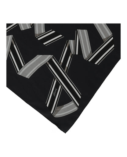 Brioni Patterned Silk Blend Scarf