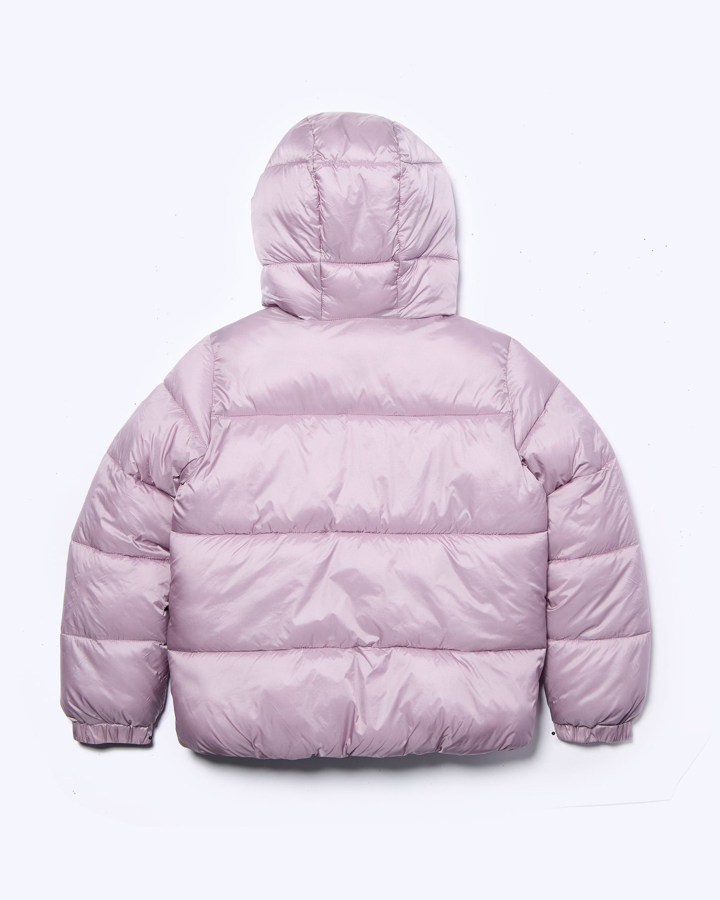 Girls Silk Shine Puffer Jacket - Dusty Grape