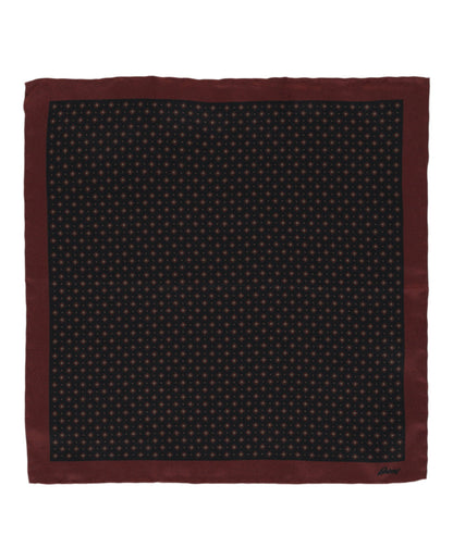 Brioni Patterned Silk Pocket Square