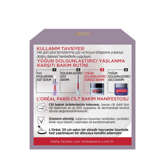 L'Oreal Paris Revitalift Filler Hyaluronic Acid Anti-Aging Day Cream: Intense Hydration, Wrinkle Filler & Skin Plumping for Youthful Radiance