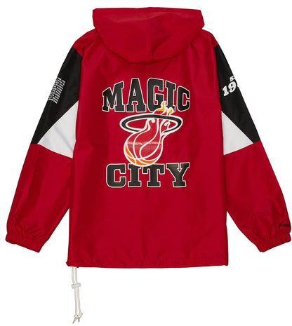 Mitchell & Ness Men's NBA Team Origins Pullover Anorak Heat