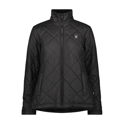 Womens Quilted 3-in-1 Jacket - Black