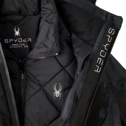 Womens Quilted 3-in-1 Jacket - Black