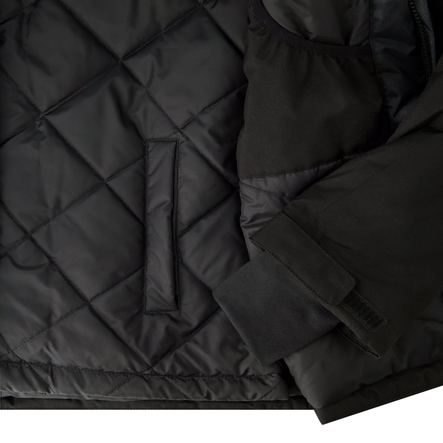Womens Quilted 3-in-1 Jacket - Black