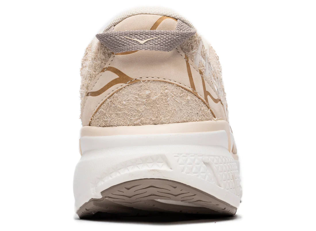 Hoka Men's Clifton L Suede Tp 'Elite Terrain System Oak Sand' Athletic Shoes