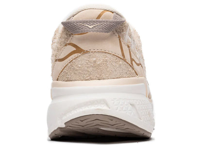 Hoka Men's Clifton L Suede Tp 'Elite Terrain System Oak Sand' Athletic Shoes