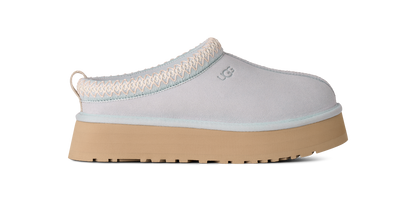 UGG Tazz II Womens Platform Clogs — Sky Blue Suede