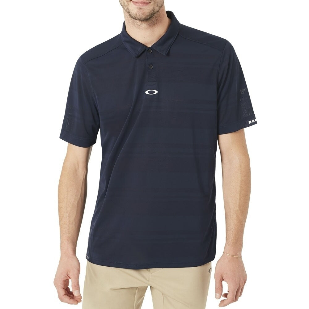 Men's Oakley Aero Stripe Jacquard Polo