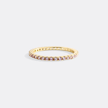 Mint & Lily October Birthstone Eternity Stacking Ring