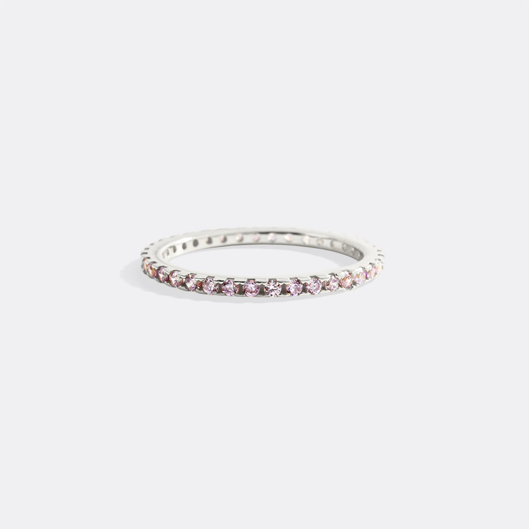 Mint & Lily October Birthstone Eternity Stacking Ring