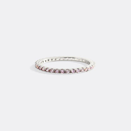 Mint & Lily October Birthstone Eternity Stacking Ring