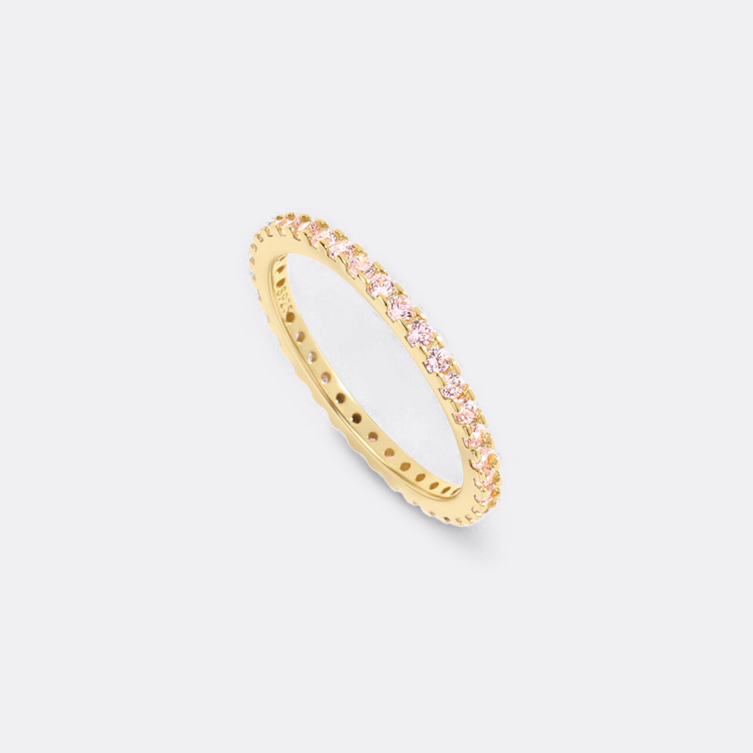 Mint & Lily October Birthstone Eternity Stacking Ring