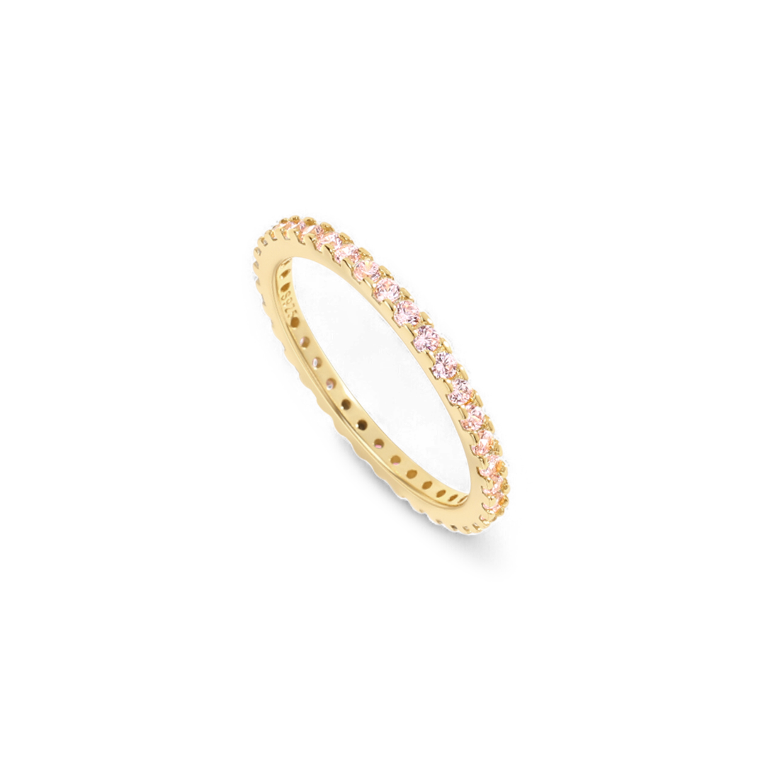 Mint & Lily October Birthstone Eternity Stacking Ring