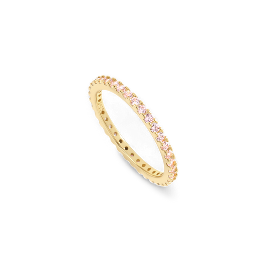 Mint & Lily October Birthstone Eternity Stacking Ring