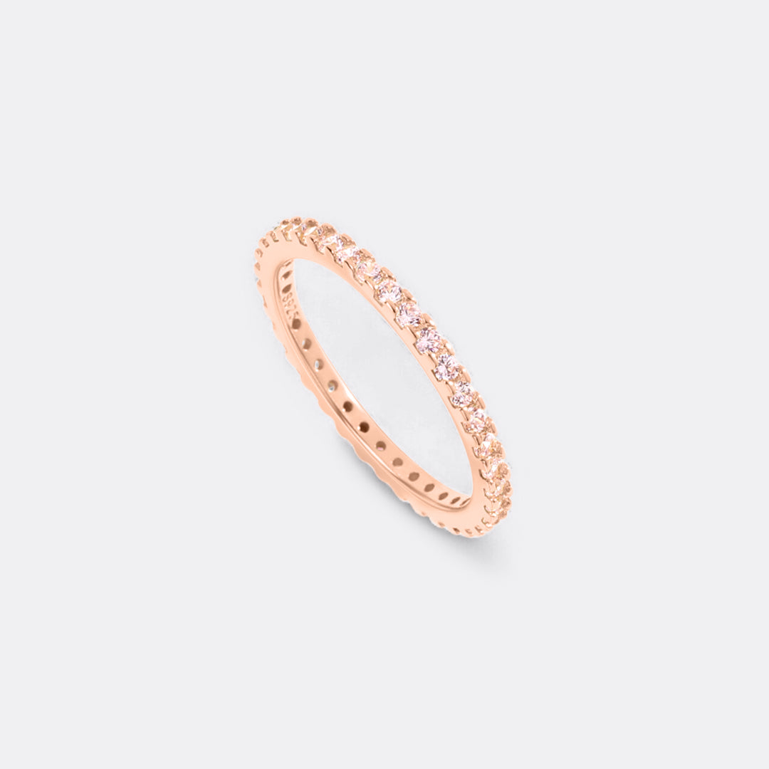 Mint & Lily October Birthstone Eternity Stacking Ring