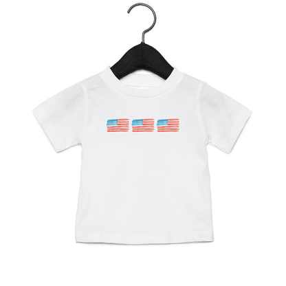 Personalized 4th of July Flag T-Shirt