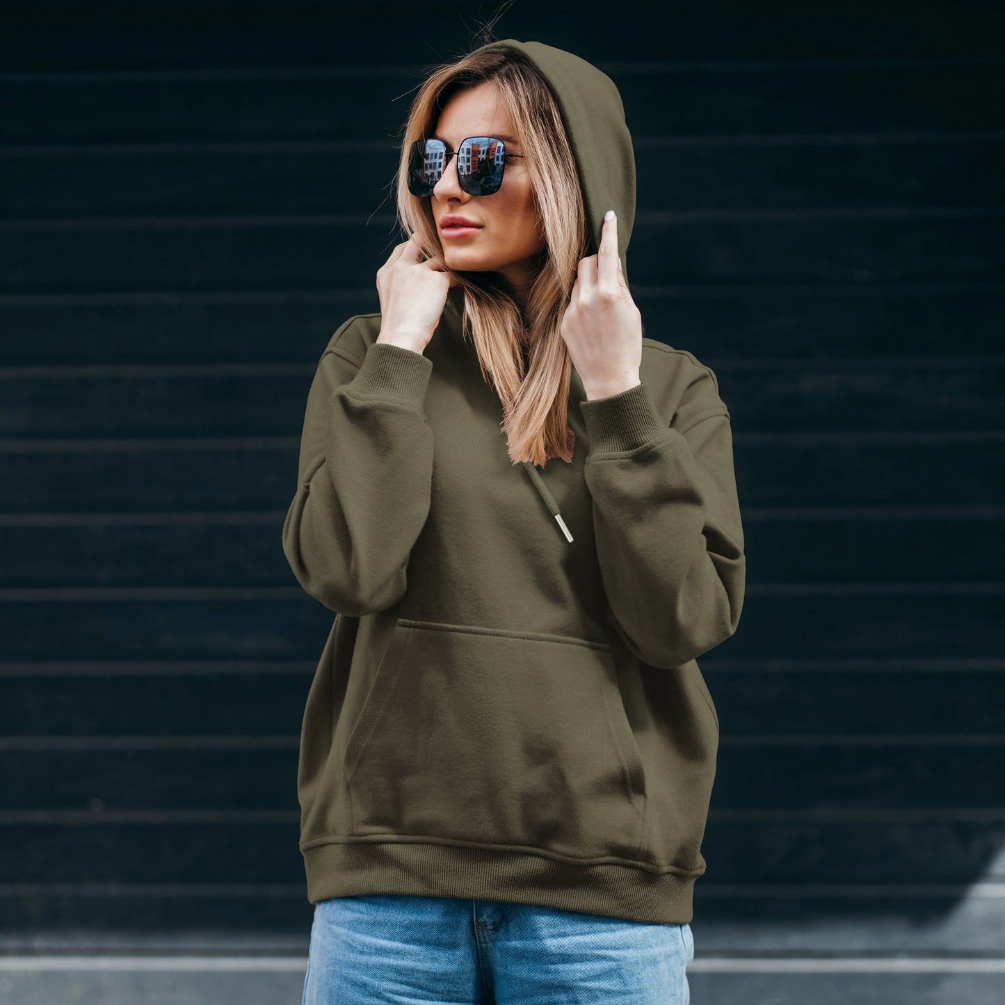 Elegant Comfort Women Casual Cotton Hoodie