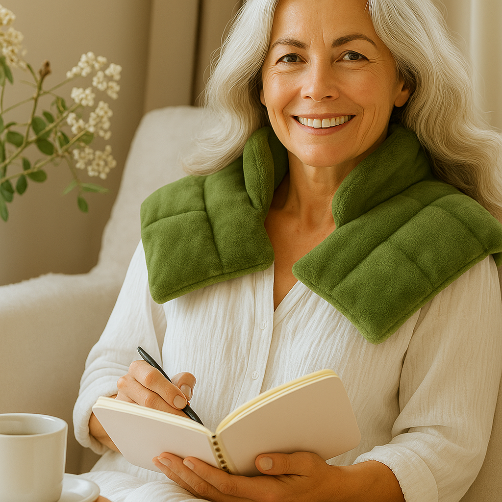 Soothing Herbal Neck & Shoulder Wrap – Hot/Cold Aromatherapy