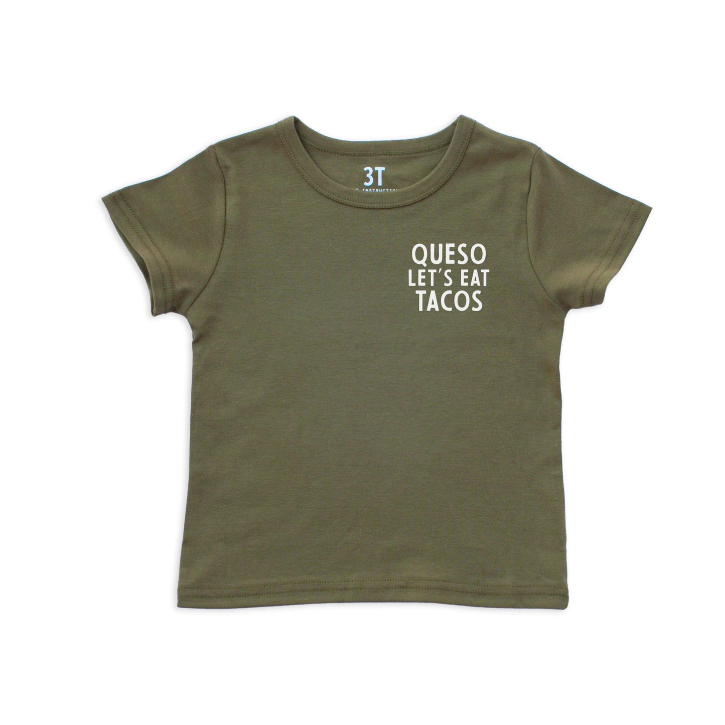 Frankie Jean Queso Let's Eat Tacos Kids Tee