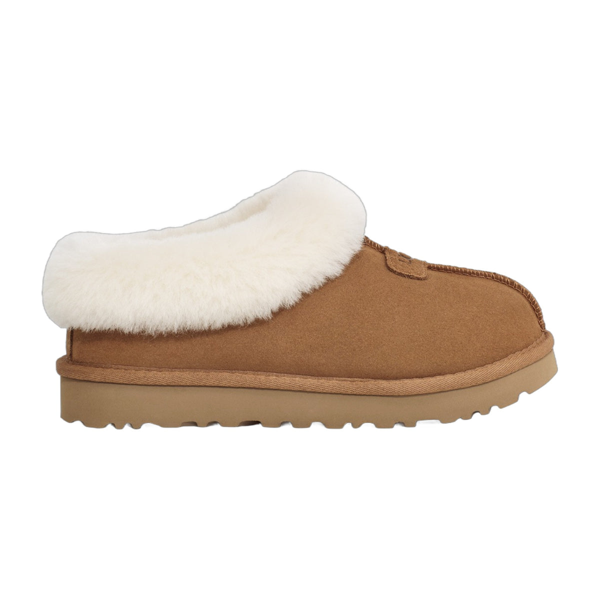 UGG Tazzette Womens Platform Clogs — Chestnut Suede