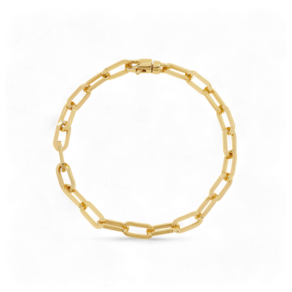 Mint & Lily Open Link Paperclip Chain Bracelet