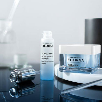 Filorga Hydra-Hyal: Intense Hydrating & Plumping Face Cream with 5 Hyaluronic Acids - Wrinkle Reduction & Dry Skin Relief (50ml/1.69 fl oz)