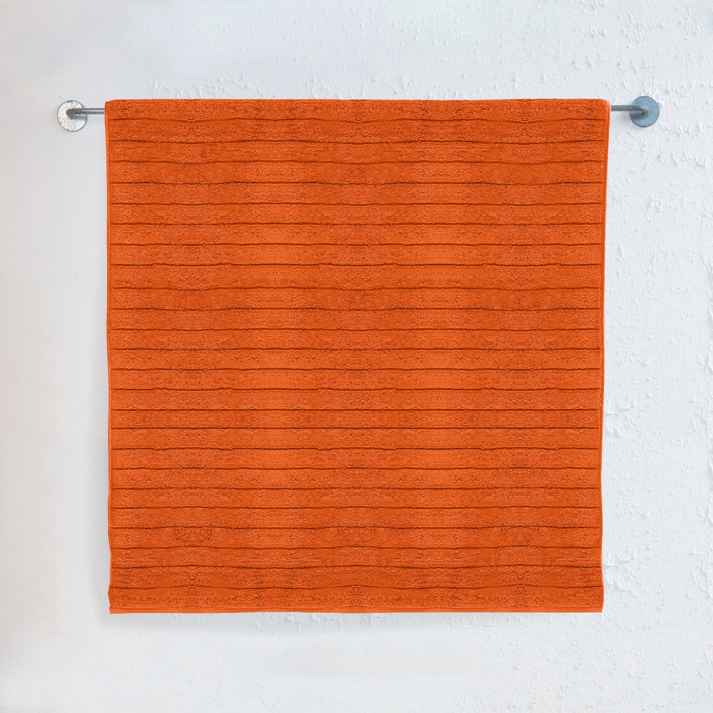 Elegant Comfort 1-Piece Premium Turkish Cotton Corduroy Stripe Jumbo Towel, 35x 70 inch