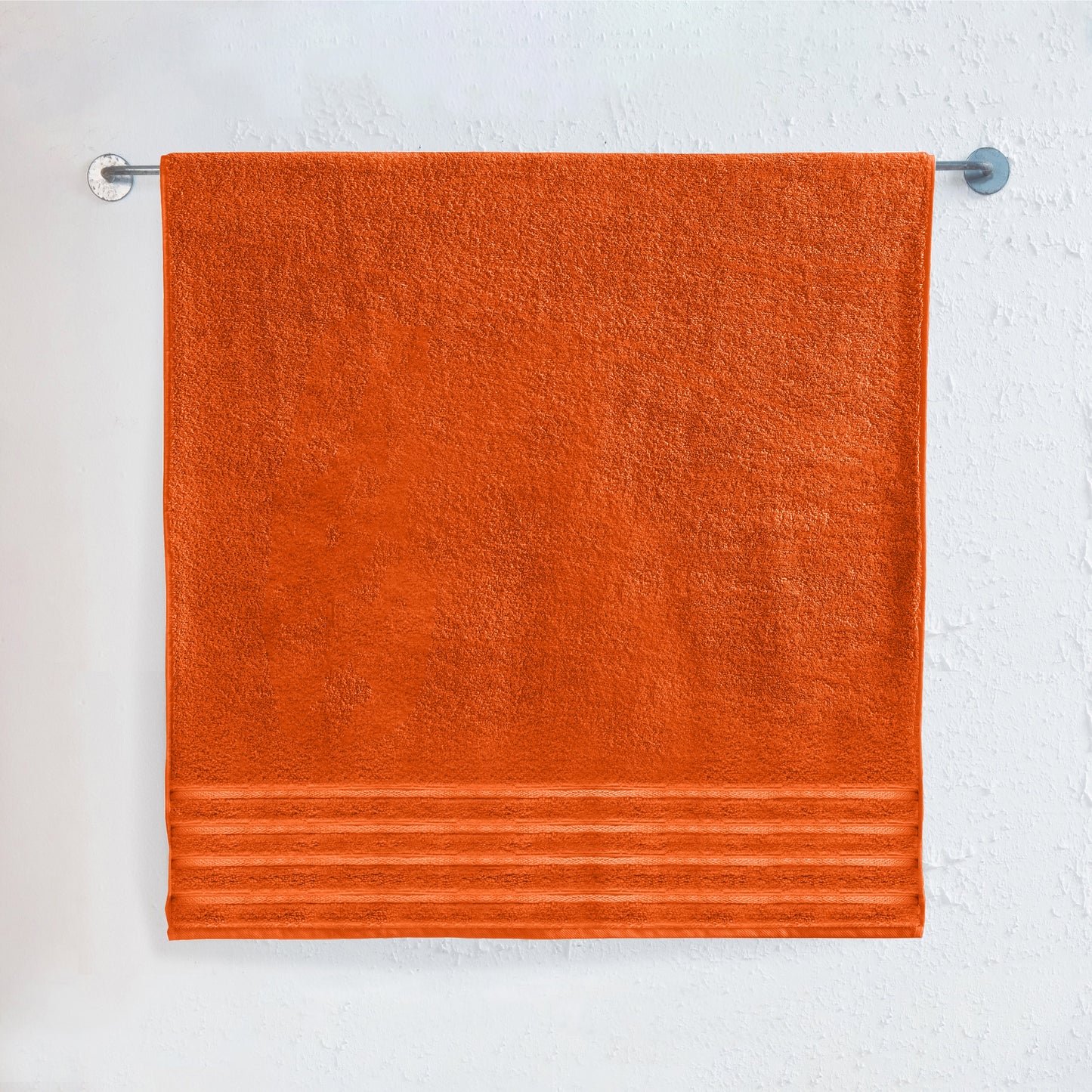 Elegant Comfort 1-Piece Premium Turkish Cotton 4 Lines Stripe Jumbo Towel, 35x 70 inch