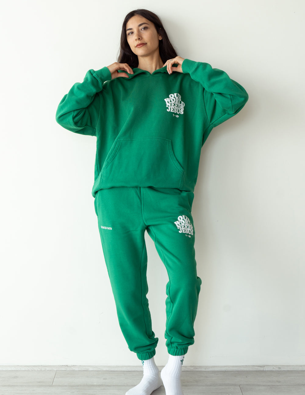 Elevated Faith Our World Needs Jesus Unisex Sweatpant