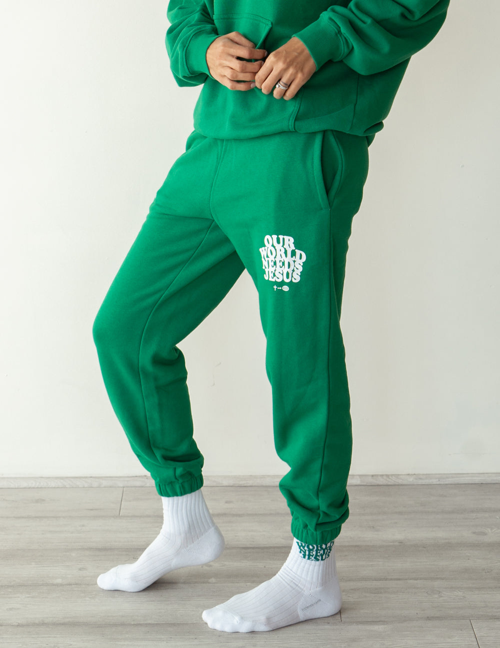 Elevated Faith Our World Needs Jesus Unisex Sweatpant