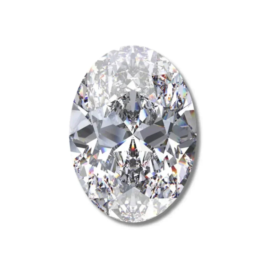 Oval Loose Lab Grown Diamond Stone VVS2 IGI Certified