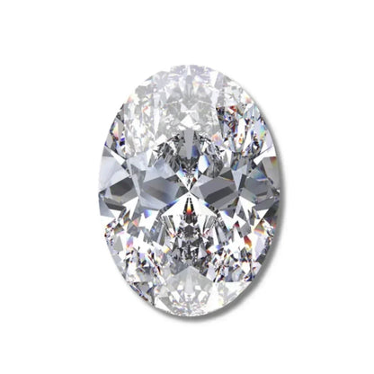 Oval Loose Lab Grown Diamond Stone VVS2 IGI Certified