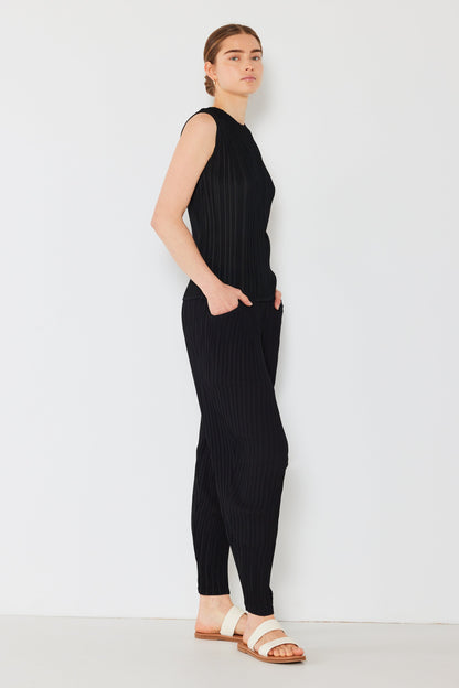 Marina West Pleated Relaxed-Fit Slight Drop Crotch Pants- Style#P04JG