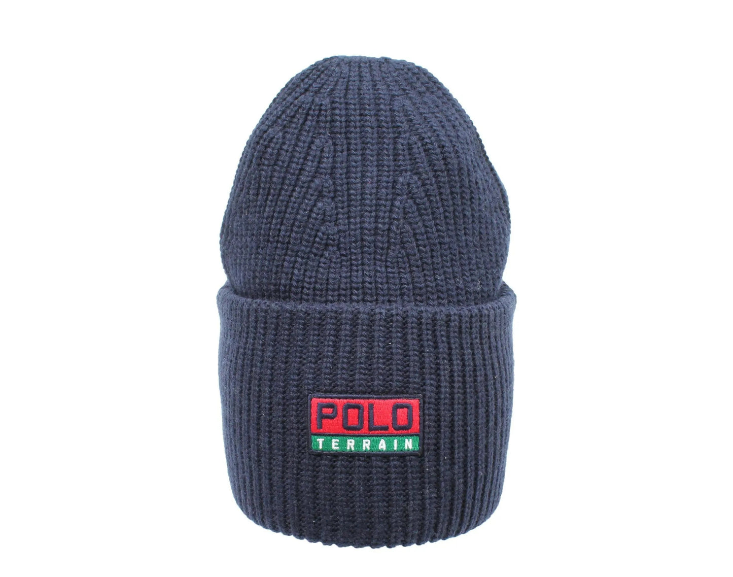 Polo Ralph Lauren Terrain Knit Cuffed Beanie Hat Navy