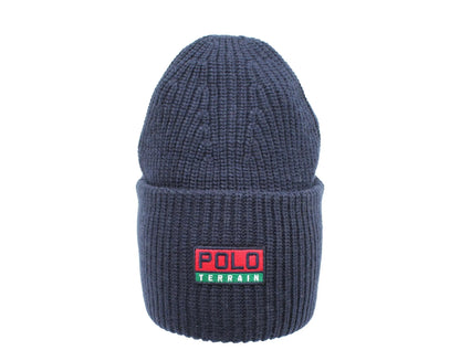 Polo Ralph Lauren Terrain Knit Cuffed Beanie Hat Navy