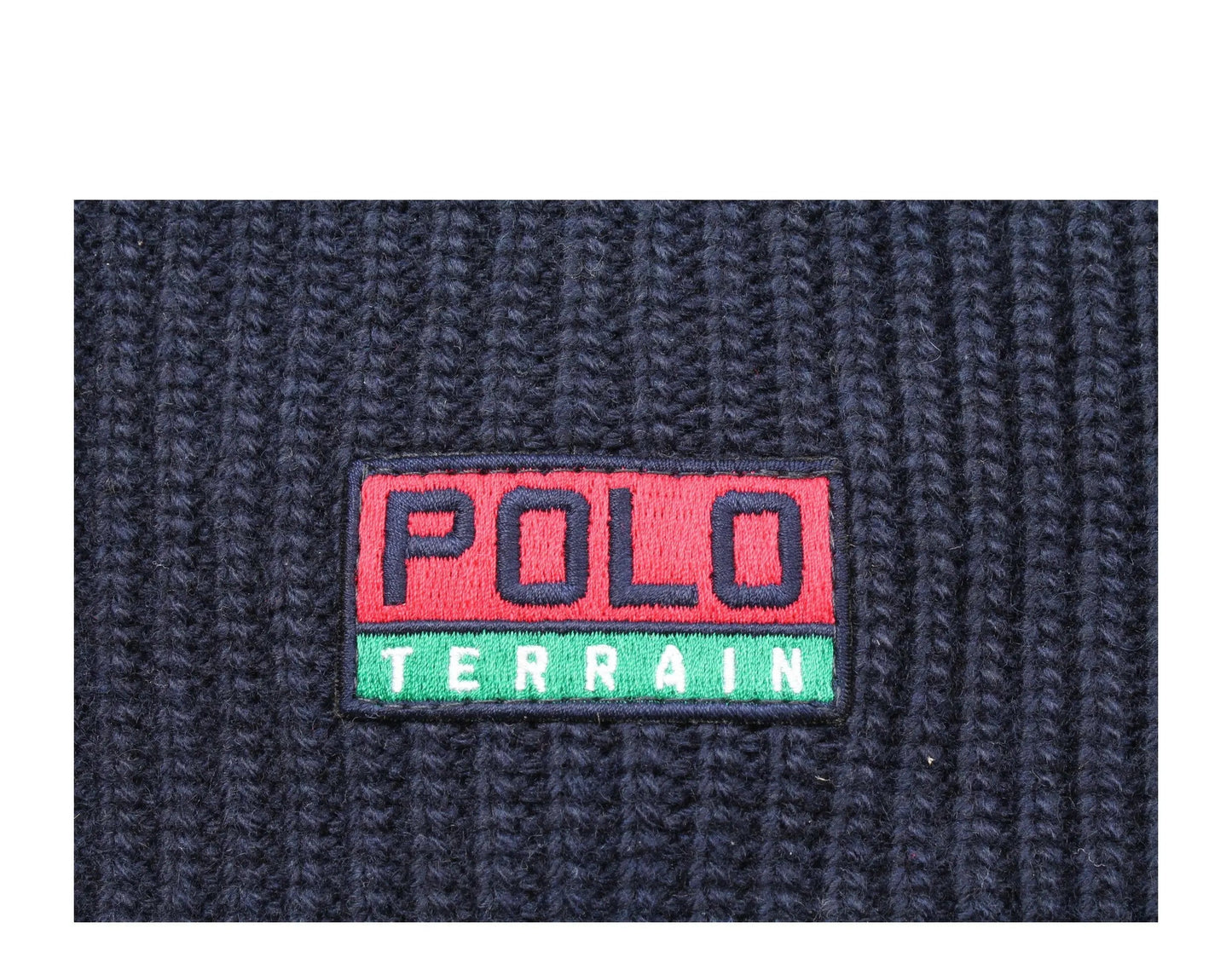 Polo Ralph Lauren Terrain Knit Cuffed Beanie Hat Navy