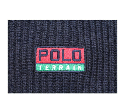 Polo Ralph Lauren Terrain Knit Cuffed Beanie Hat Navy