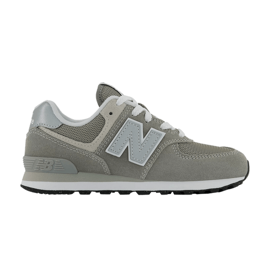 New Balance 574 Core Little Kids (PS) Sneakers — Grey/White Suede Low-Top